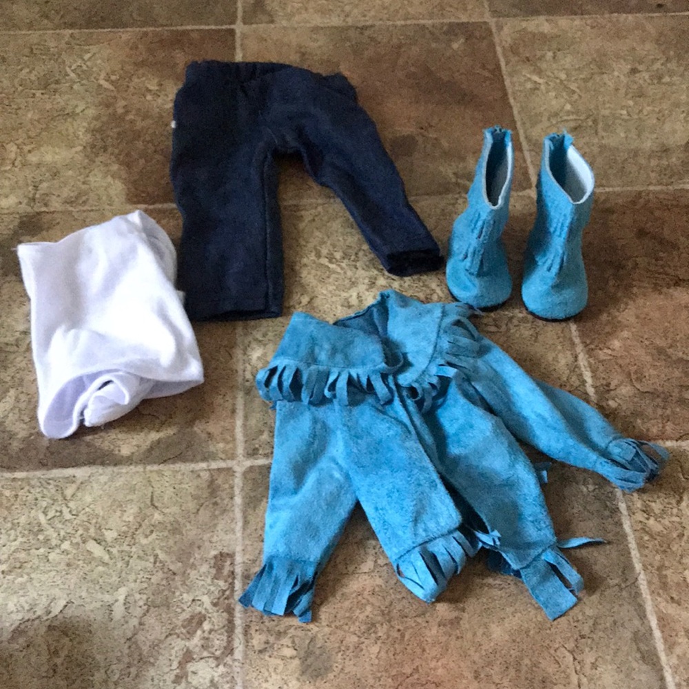 Cowgirl doll set